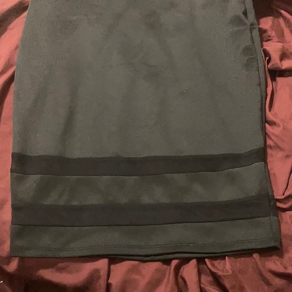 Long black women’s skirt